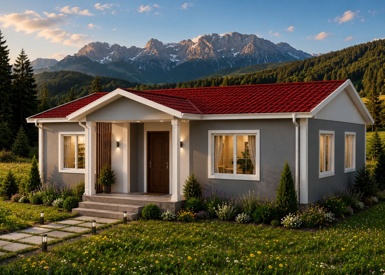 81m² Tek Katlı Prefabrik Ev